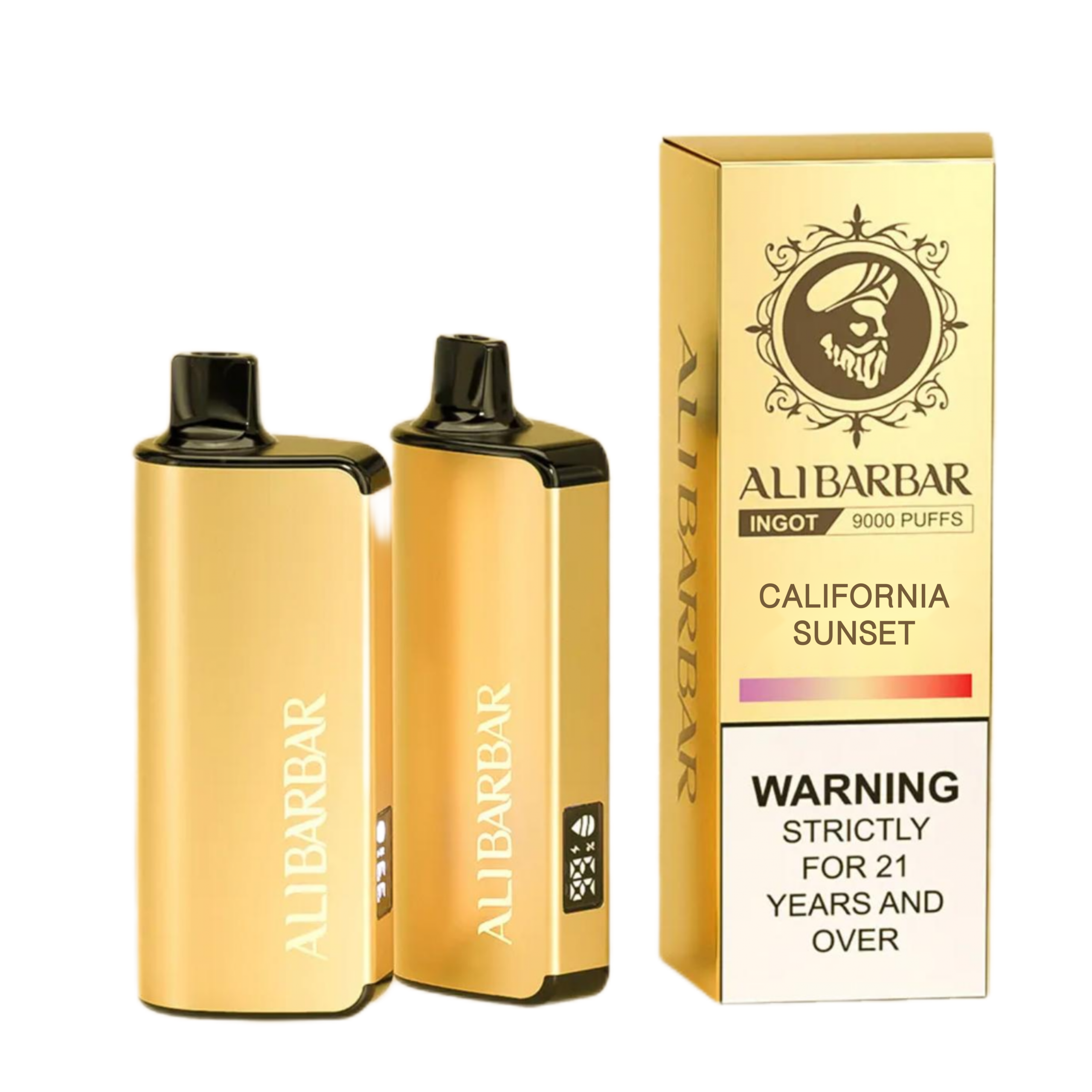 ALIBARBAR INGOT9000 CALIFORNIA SUNSET - Tobacco Product